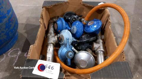 Quantity of pipe regulator fittings