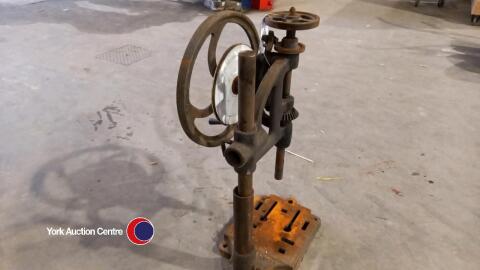 Vintage pillar drill