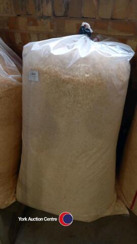 Bag of wood shavings