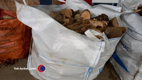 Bulk bag of logs