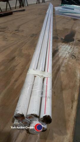 8 x 2.5m wooden poles (28mm D)