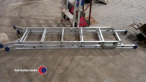 3 way combination aluminium step ladders