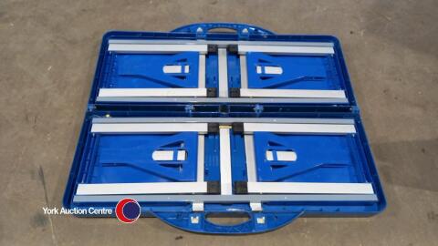 Folding picnic table and benches in carry case