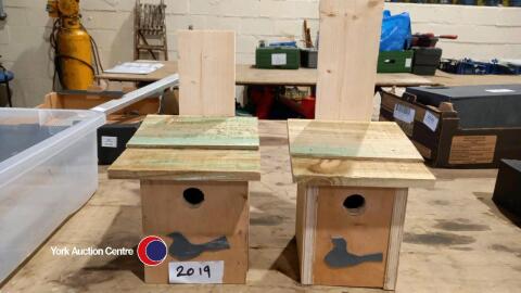 2 new Blue Tit nesting boxes