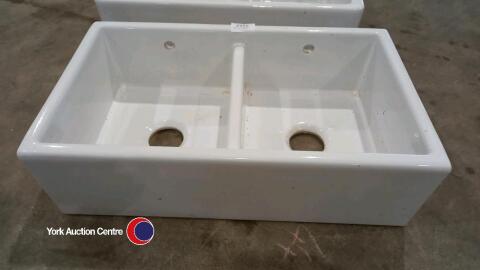 Double bowl Belfast sink (ex display)