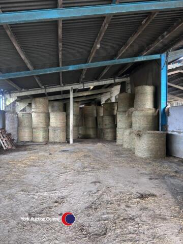 24x Round bales of 2023 baled hay, ideal for cows or sheep, collection from YO60 7