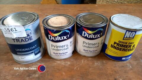 Quantity of undercoat and primer