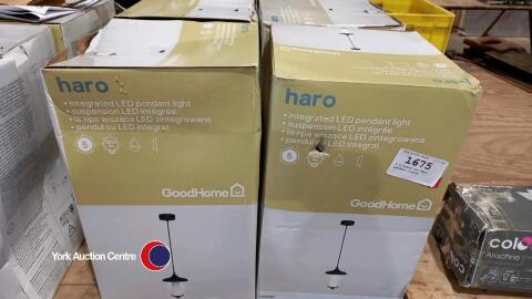 4 x brand new Haro pendant lights