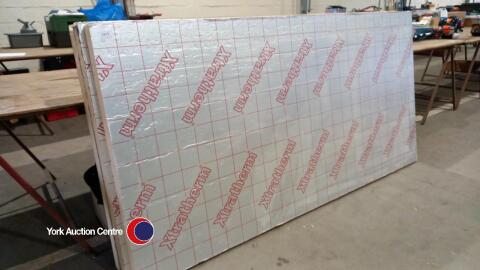 3 x full sheets of 3in insulation