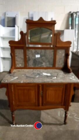 Marble top Welsh stand