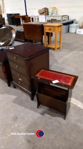 Stag Minstrel Bedside Chest and Magazine Rack