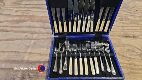 Vintage cutlery in original box