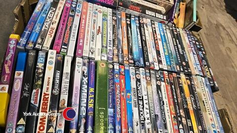 Box of DVDs