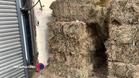 20x Conventional bales of 2024 meadow hay, collection from York Auction Centre