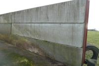 3 x concrete panels (6m x 1m x 150mm)