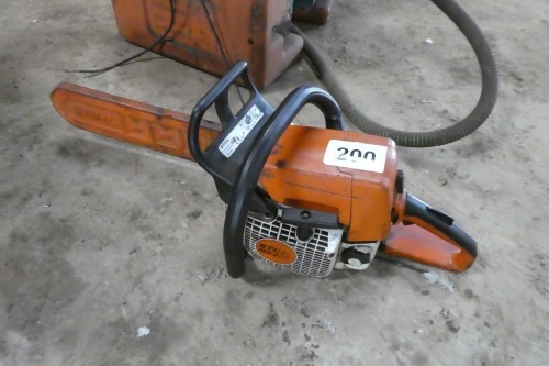 Stihl MS250 chainsaw, 2004, included by permission