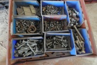 3 x trays, assortment of nuts, bolts and fastenings - 2