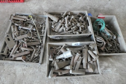 Assorted pins, bolts and fastenings