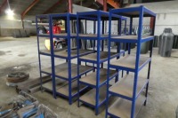 5 x garage shelving units - 3