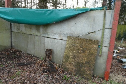 4 x concrete panels (6m x 1m x 150mm)