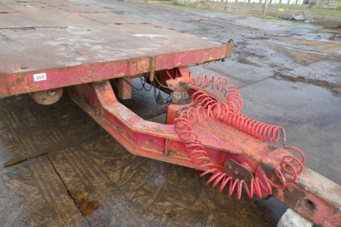 25ft low loader trailer, included by permission