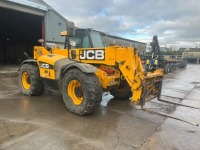JCB 550-80 Agri Plus telehandler, Q-Fit headstock c/w pallet tines, rear PUH, 6181hrs, YX12 FBU - 2