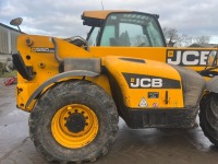JCB 550-80 Agri Plus telehandler, Q-Fit headstock c/w pallet tines, rear PUH, 6181hrs, YX12 FBU - 8