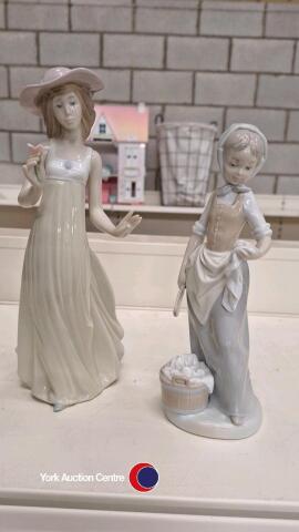 2 Lladro, NAO handmade figures