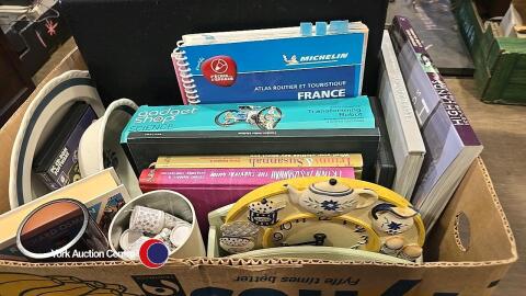 Large box of bric a brac