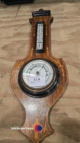 Edwardian rosewood barometer