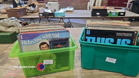 2 Boxes of LP records