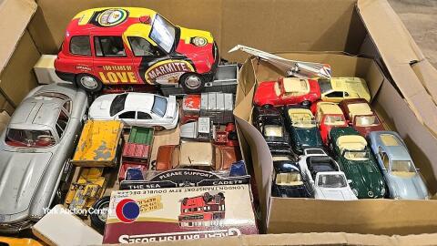 Large collection of various die cast cars