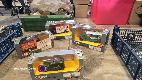 4 x boxed Corgi die cast vehicles