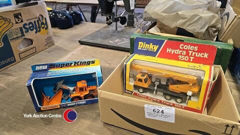 Boxed Dinky, Matchbox Superkings die cast vehicles