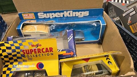 Rare boxed Matchbox Superkings and Corgi Jaguar die cast