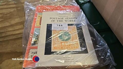 Stanley Gibbons British Commonwealth stamp catalogue 1984 and Sotheby's postage stamps of the world 1980