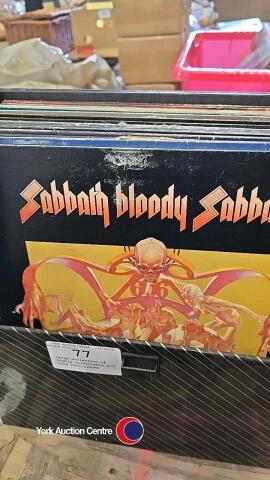 Large collection of highly collectable and rare rock albums