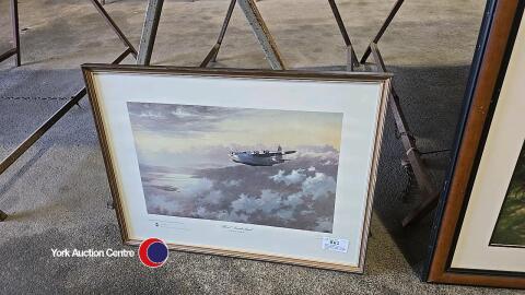 Short Sunderland 'Evening Patrol' print from a painting by John Young