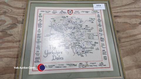 Yorkshire Dales embroidery picture