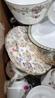 box of tea sets including 'Salon' 'Imperial' and Wedgwood 'Penshurst' - 2