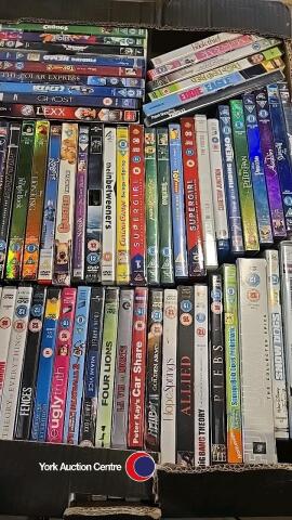 Box of DVDs