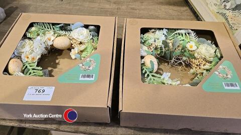 2 x new Easter wreaths