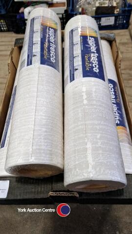 5 rolls of Super Fresco vinyl wall paper, all the same batch no