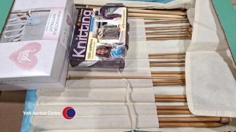 VARIOUS GOOD QUALITY WOODEN KNITTING NEEDLES, Some sets and other knitting items