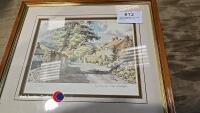 Appletreewick village Wharfedale by S J Bourne. - 2