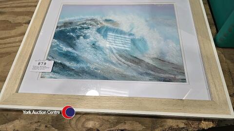 Original painting 'Sunlight on Breakers' signed by artist