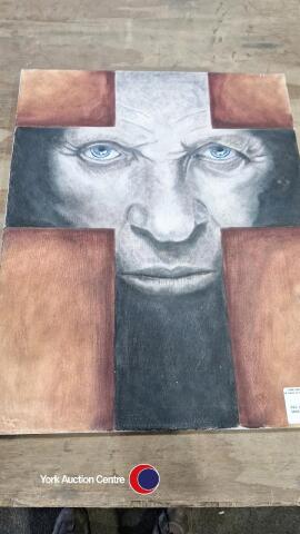 A Painting on canvas Hannibal Lecter