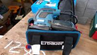 Erbauer detail sander in carry bag