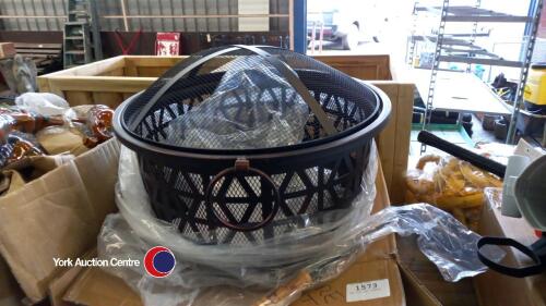 Geo fire pit (boxed)