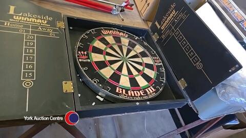 Dart board and case